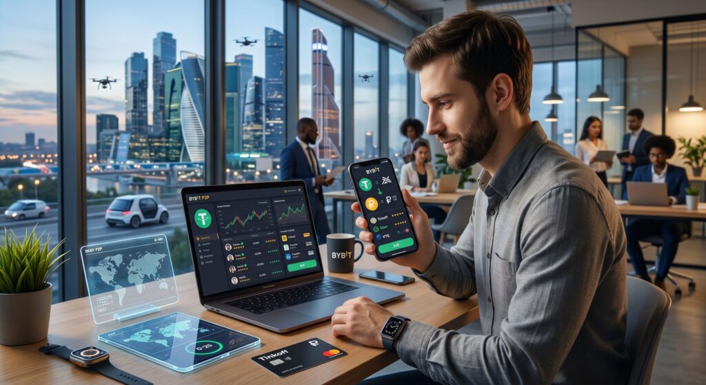 Как вывести USDT с Bybit через P2P в рубли в 2026 году