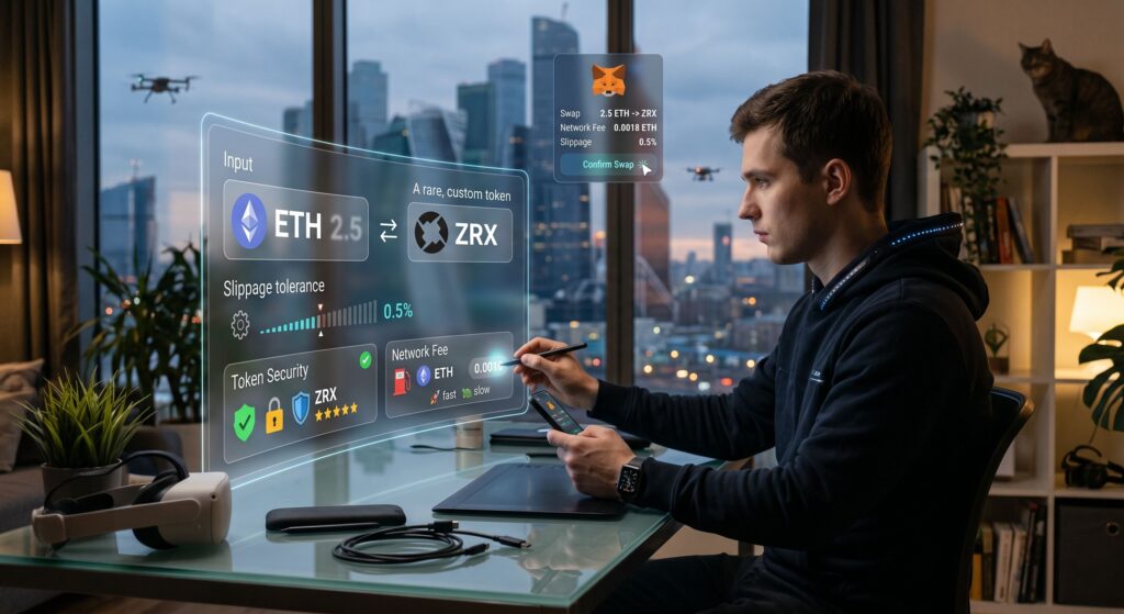 Покупка крипты через DEX в 2026 году: swap токенов без биржи