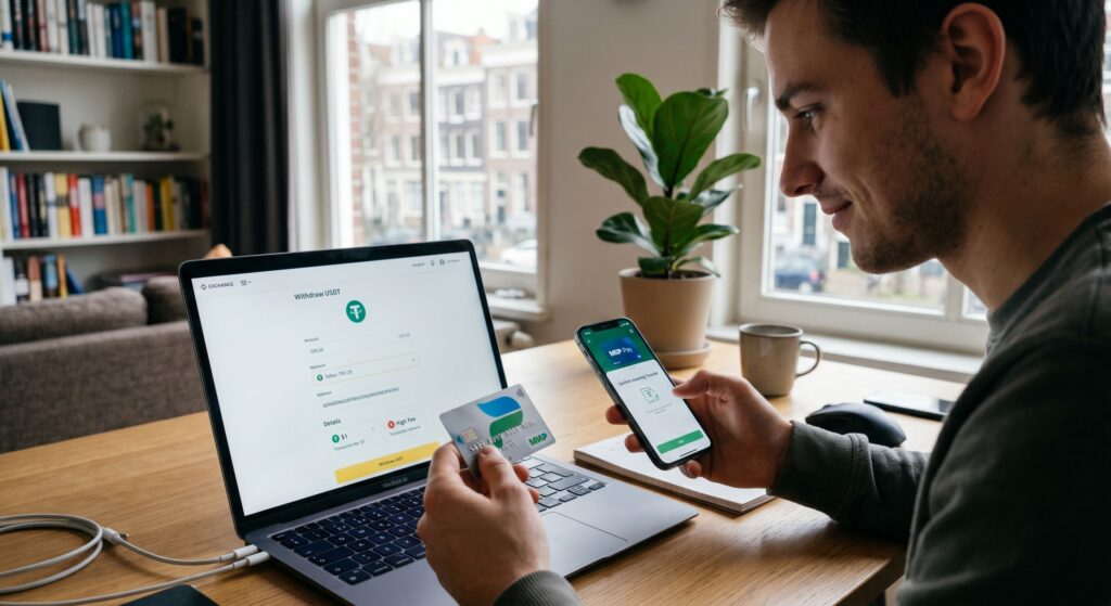 Как вывести USDT на карту «Мир» без ошибок: сеть, реквизиты, комиссии