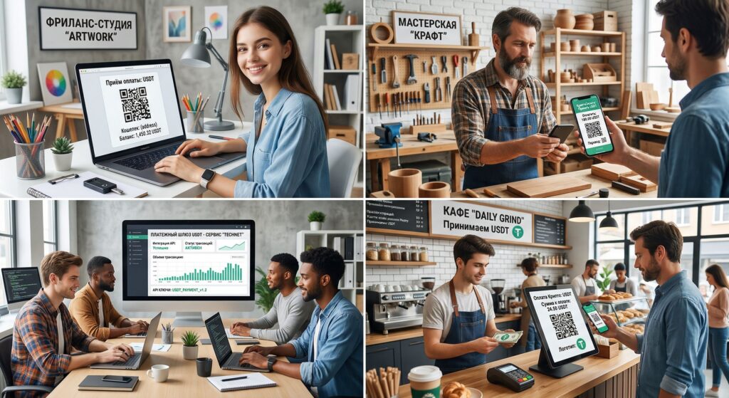 Как принимать оплату в криптовалюте в 2026 году: USDT для фрилансера, мастерской, онлайн-сервиса и малого бизнеса