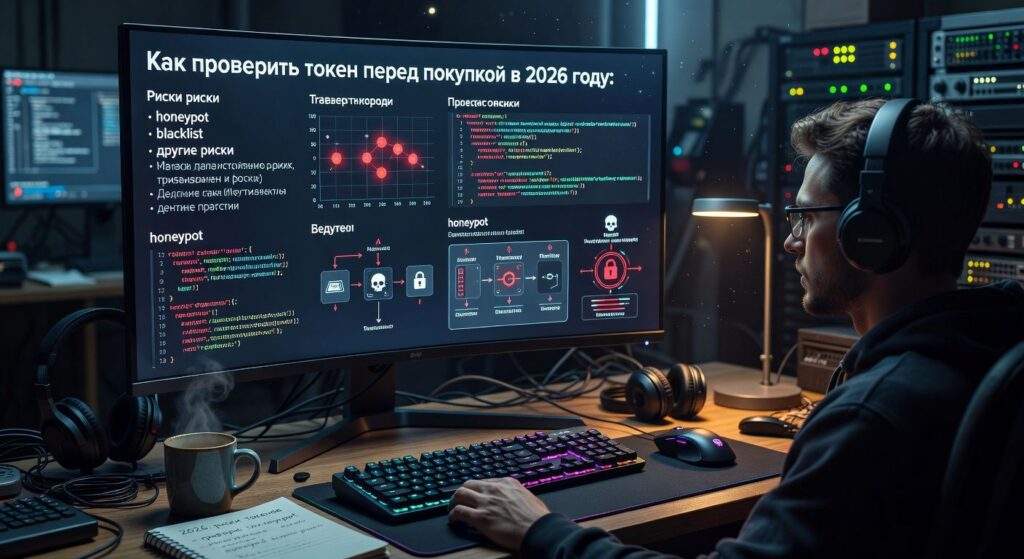 Проверка токена перед покупкой в 2026 году: honeypot, blacklist и риски смарт-контракта