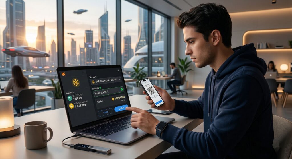 Как не ошибиться при покупке USDT BEP20 в 2026 году: сеть BNB Smart Chain, адрес, комиссия и BNB для газа