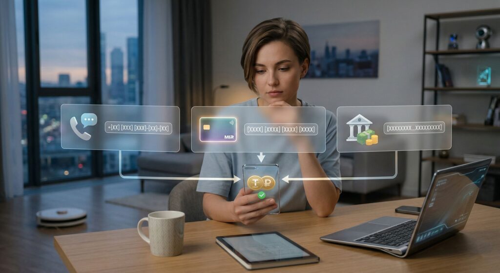 Какие реквизиты давать для вывода USDT в 2026 году: номер телефона, номер карты или банковский счёт