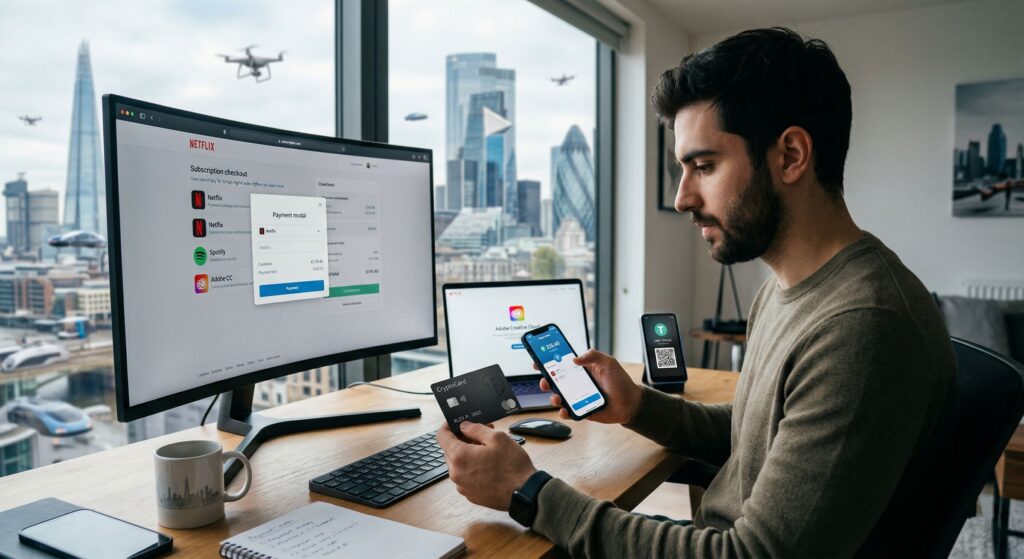 Как платить за зарубежные подписки и цифровые сервисы в 2026 году: USDT, криптокарта, Telegram Wallet и реальные рабочие сценарии 1 Как платить за зарубежные подписки и цифровые сервисы в 2026 году через USDT, криптокарту и Telegram Wallet