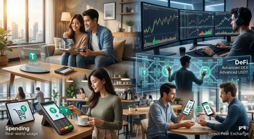 Где лучше купить USDT в 2026 году в зависимости от того, что вы хотите делать дальше