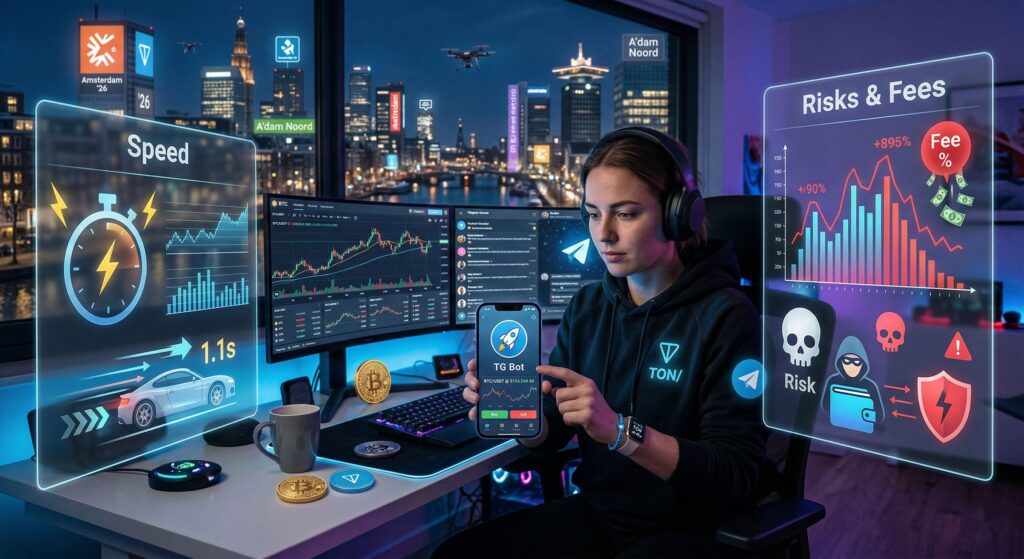 Стоит ли покупать и продавать крипту через Telegram-ботов в 2026 году: скорость, комиссии, риски и когда это вообще оправдано 1 Покупка и продажа крипты через Telegram-бота с акцентом на скорость, комиссии и риски в 2026 году