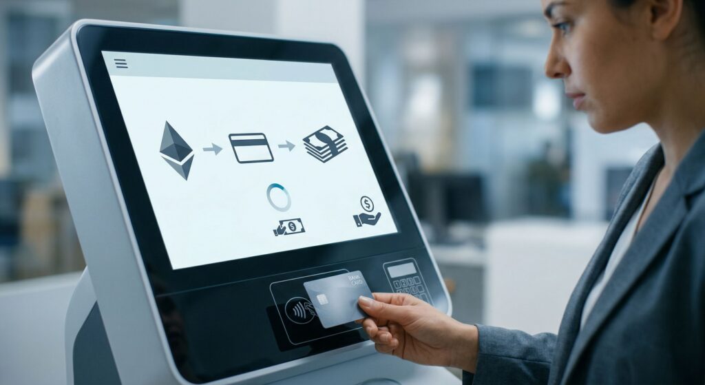 Как вывести Ethereum на карту в 2026 году: перевод ETH в деньги с зачислением на банковскую карту