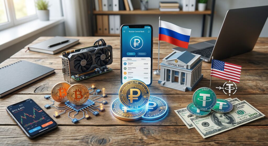 Цифровой рубль — это криптовалюта или нет в 2026 году: сравнение CBDC, USDT и Bitcoin без путаницы