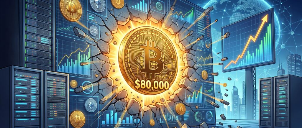 Биткоин пробил $80 000