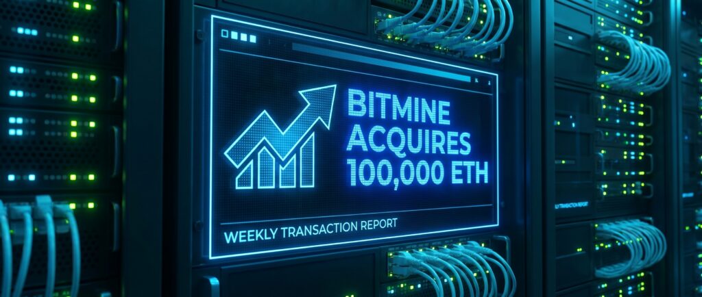 BitMine скупила 100 000 ETH за неделю