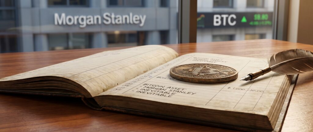 Morgan Stanley: биткоин на балансах банков неизбежен