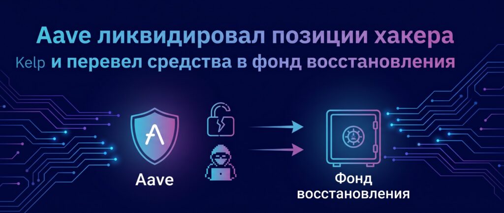 Aave ликвидировал позиции хакера Kelp и перевел средства в фонд восстановления