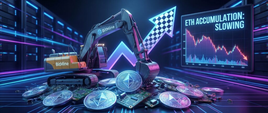 BitMine замедлит покупки Ethereum, приближаясь к цели