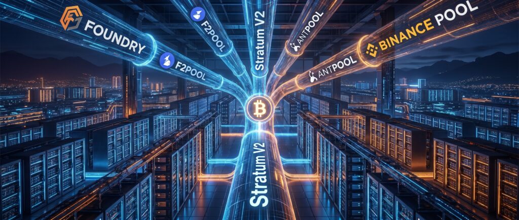 Крупнейшие майнеры биткоина объединились для внедрения Stratum V2