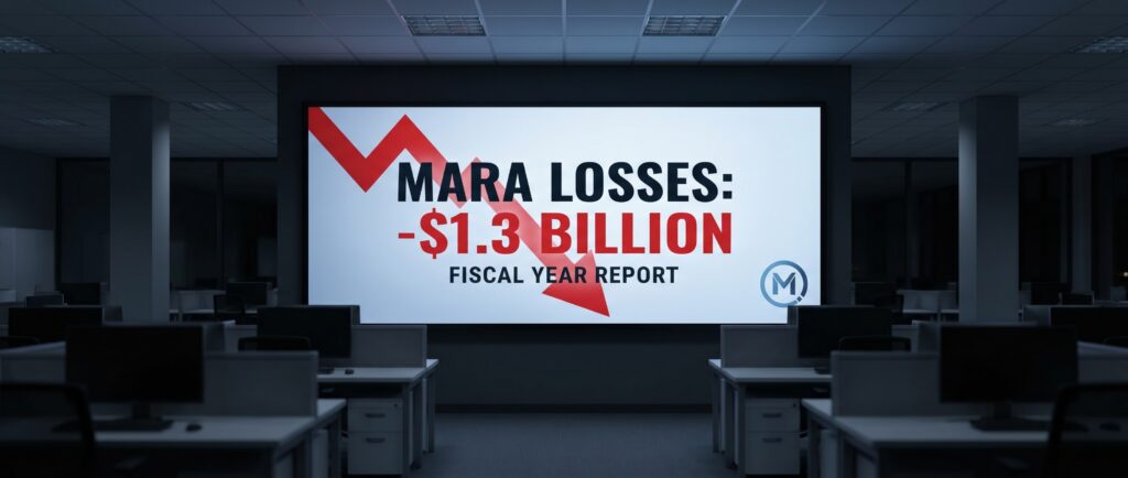 Убытки MARA взлетели до $1,3 млрд