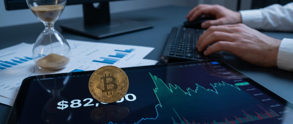 Вот краткий заголовок для новости:

Биткоин протестировал $82 000, но трейдеры сохраняют осторожность
