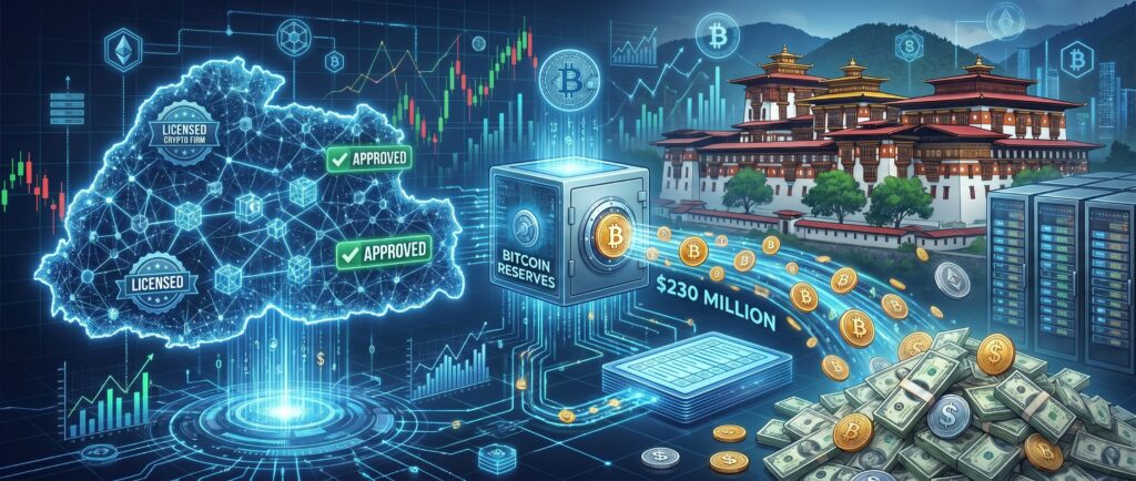 Бутан ускорил лицензирование криптофирм и продал биткоины на $230 млн