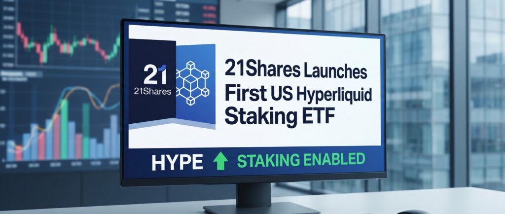Вот краткий заголовок для этой новости:

21Shares запустил первый в США ETF на Hyperliquid со стейкингом