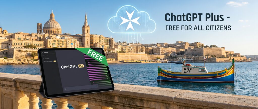 Мальта первой в мире предоставила гражданам бесплатный ChatGPT Plus