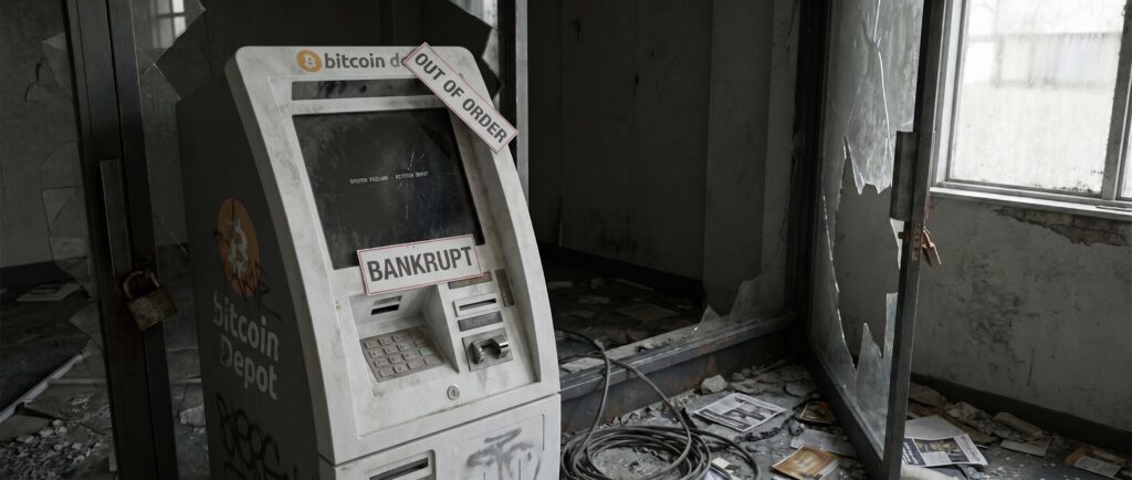 Крупнейший оператор криптоматов Bitcoin Depot банкротится
