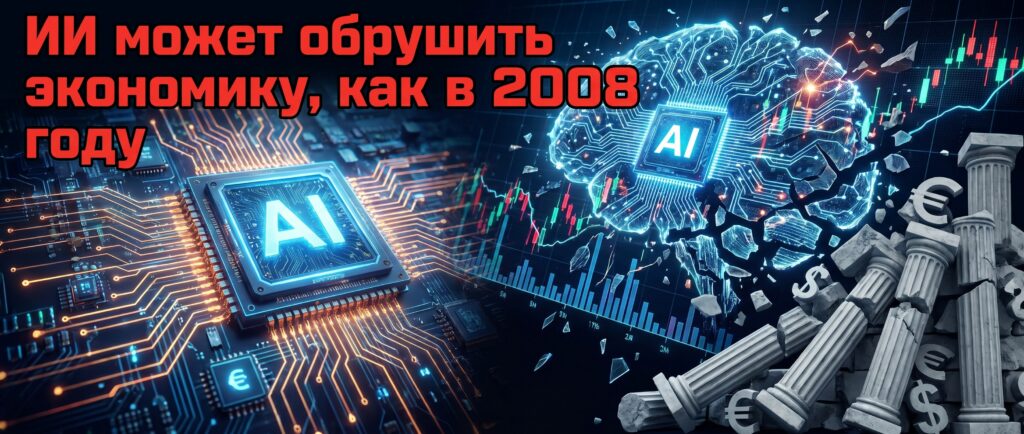 Вот краткий заголовок для этой новости:

ИИ может обрушить экономику, как в 2008 году