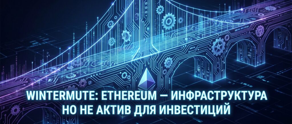 Wintermute: Ethereum — инфраструктура, но не актив для инвестиций