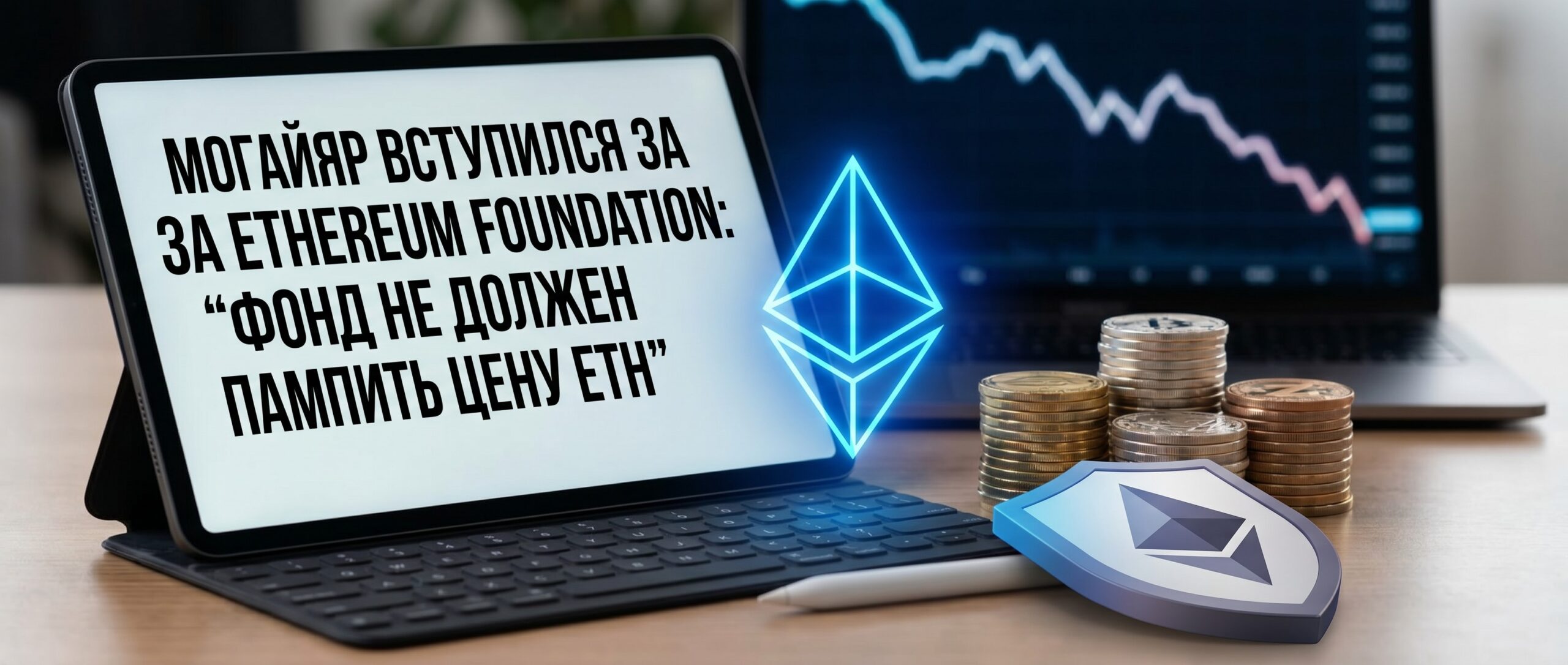 Вот краткий заголовок для этой новости: <strong>Могайяр вступился за Ethereum Foundation: «Фонд не должен пампить цену ETH»</strong> 1 1779622062916 484526 scaled