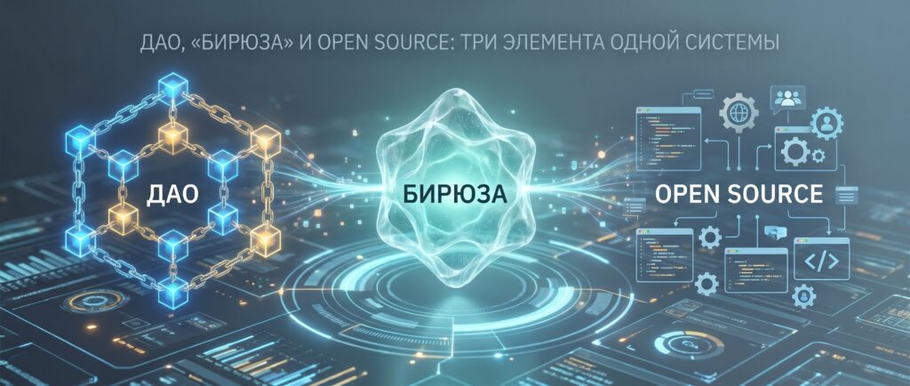 ДАО, «бирюза» и Open Source: три элемента одной системы