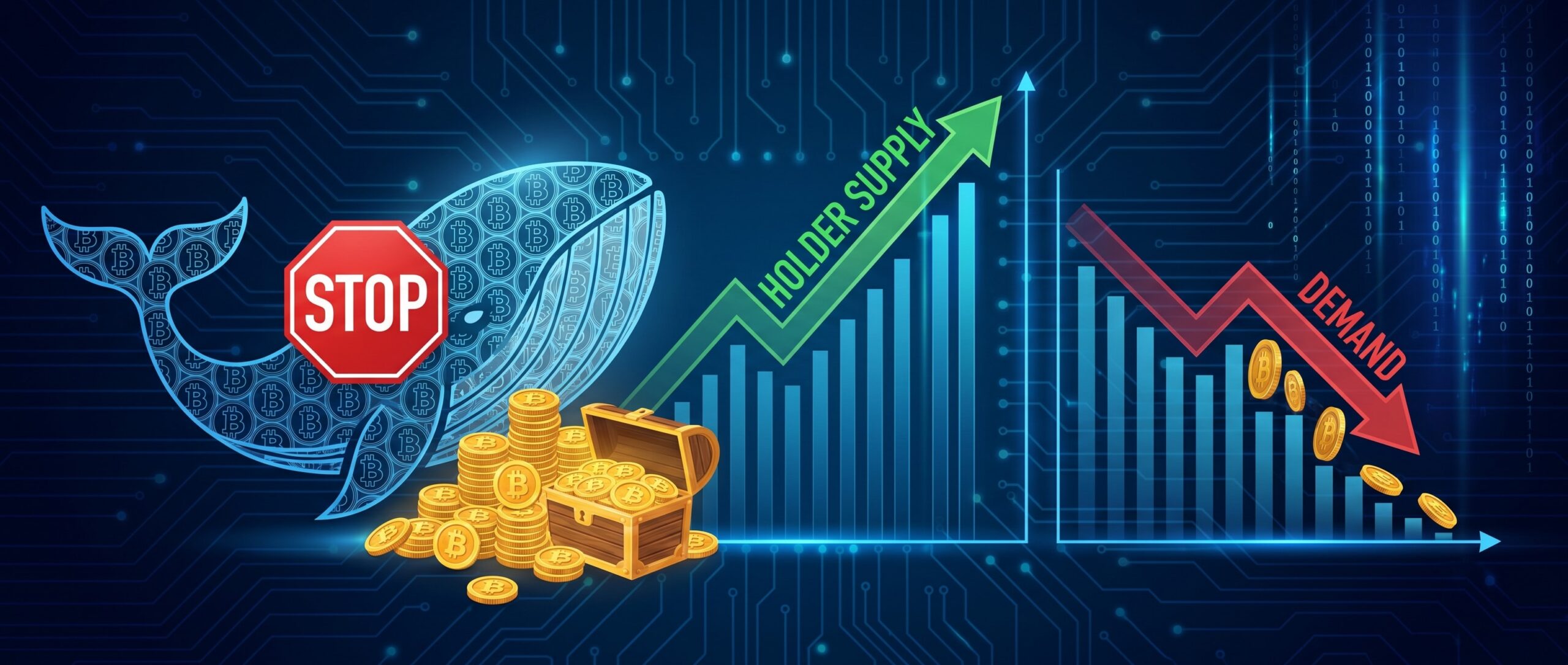 Вот краткий заголовок для новости: <strong>Биткоин-киты остановили накопление: предложение у холдеров обновило максимум на фоне падения спроса</strong> 1 1780038788545 655523 scaled