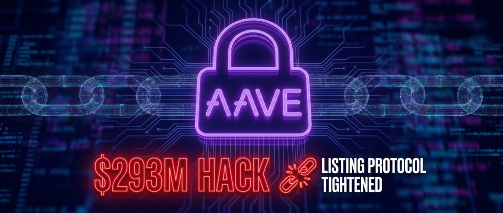Aave ужесточает листинг после взлома на $293 млн