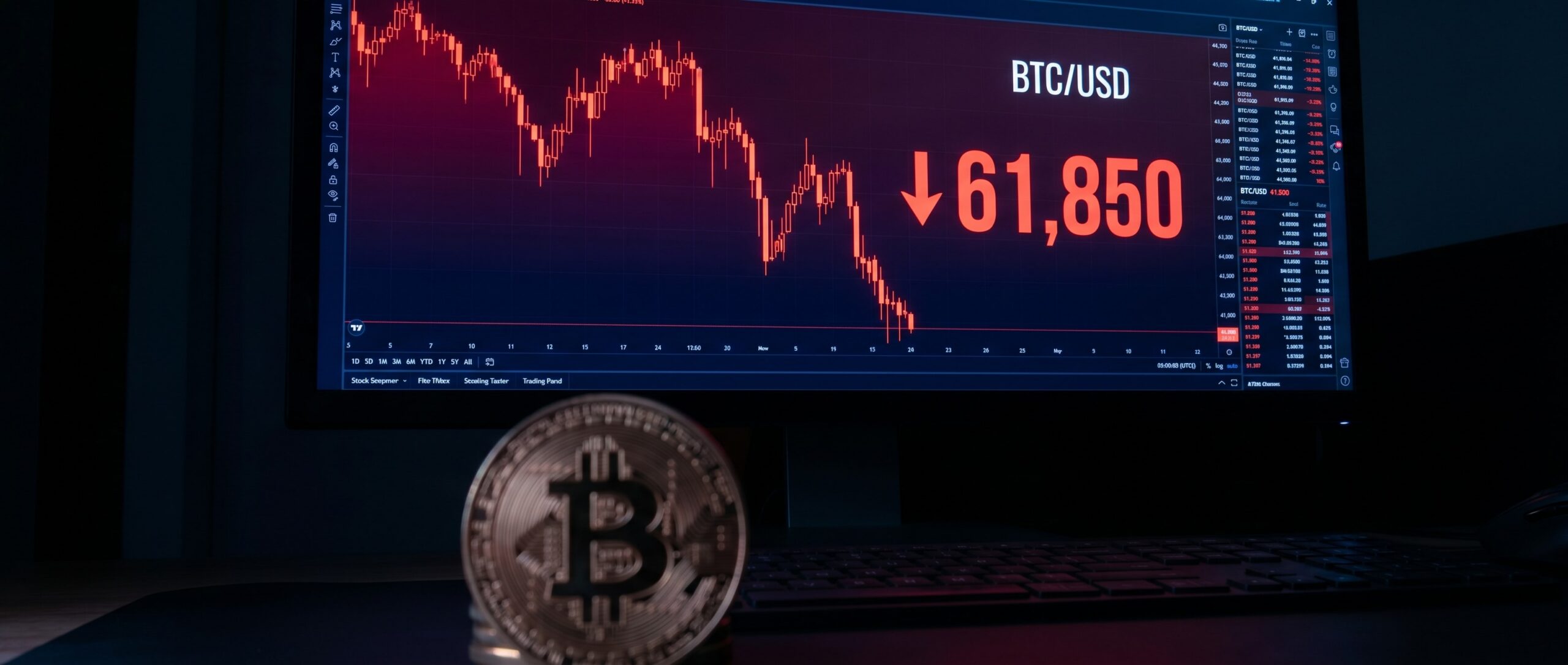 Вот несколько вариантов кратких заголовков для этой новости: * Биткоин рухнул ниже $62 000: рынок потерял $1,6 млрд
* Обвал биткоина: каскад ликвидаций и бегство из ETF
* Биткоин на пороге $60 000: распродажа усиливается 1 1780560516521 336575 scaled