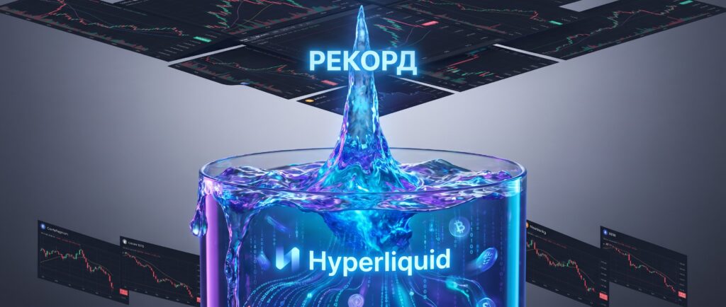 Hyperliquid установил рекорд доли рынка деривативов