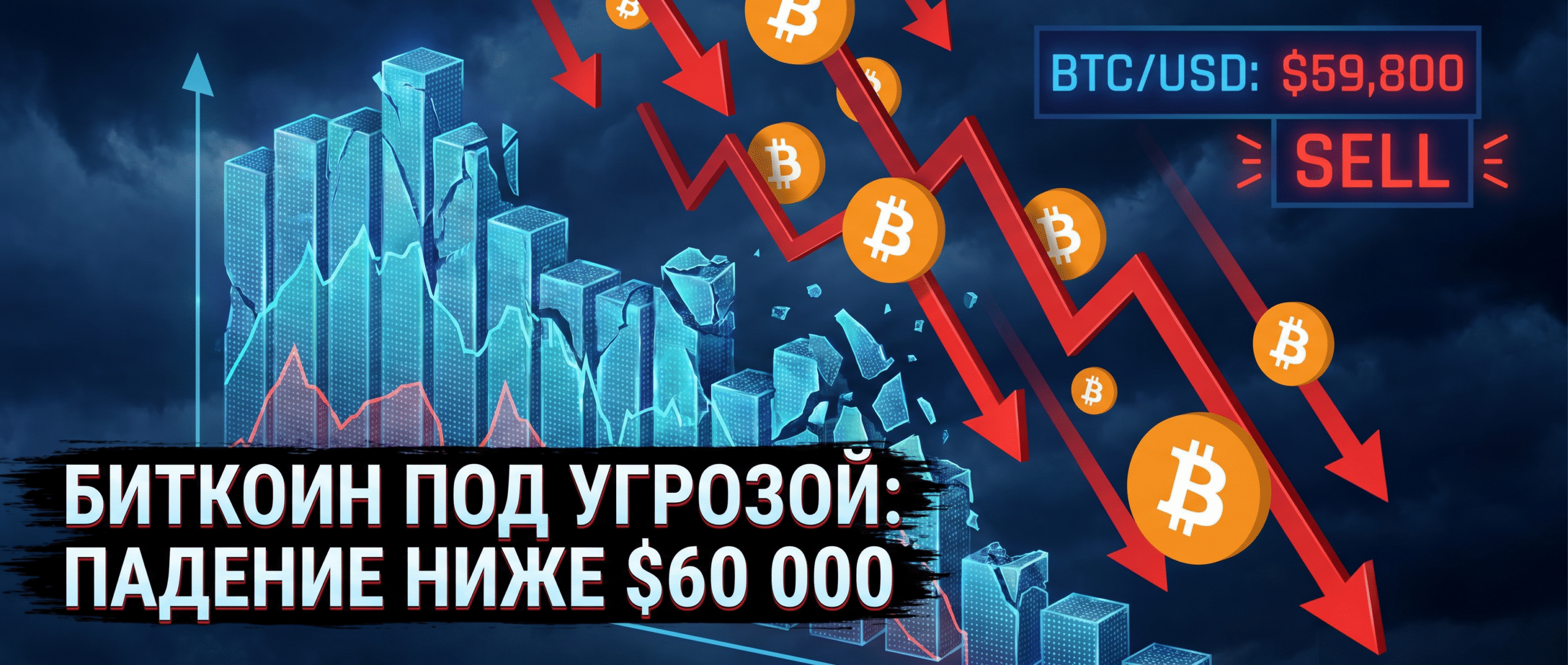 Вот краткий заголовок для этой новости: <strong>Биткоин под угрозой: падение ниже $60 000 спровоцирует лавину продаж</strong> 1 1780654421246 5718588 scaled