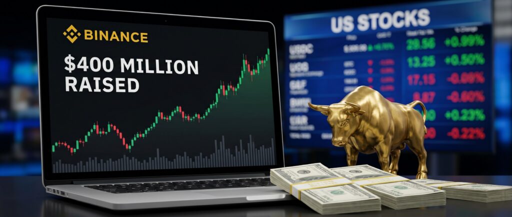 Binance привлек $400 млн за неделю после запуска торгов акциями США