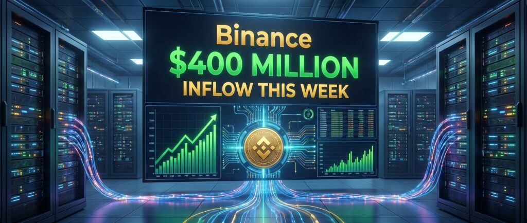 Binance: $400 млн за неделю