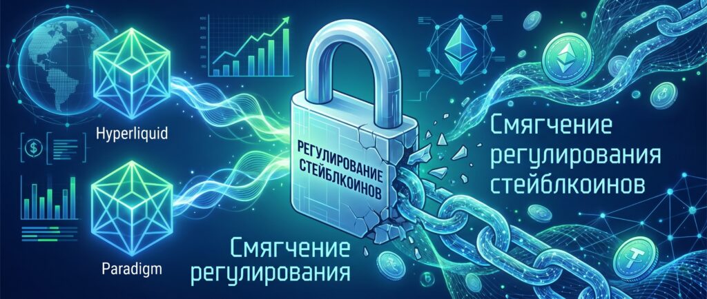 Hyperliquid и Paradigm предложили смягчить регулирование стейблкоинов