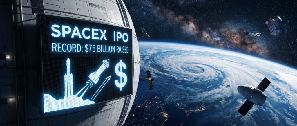 SpaceX установила рекорд IPO, привлек $75 млрд