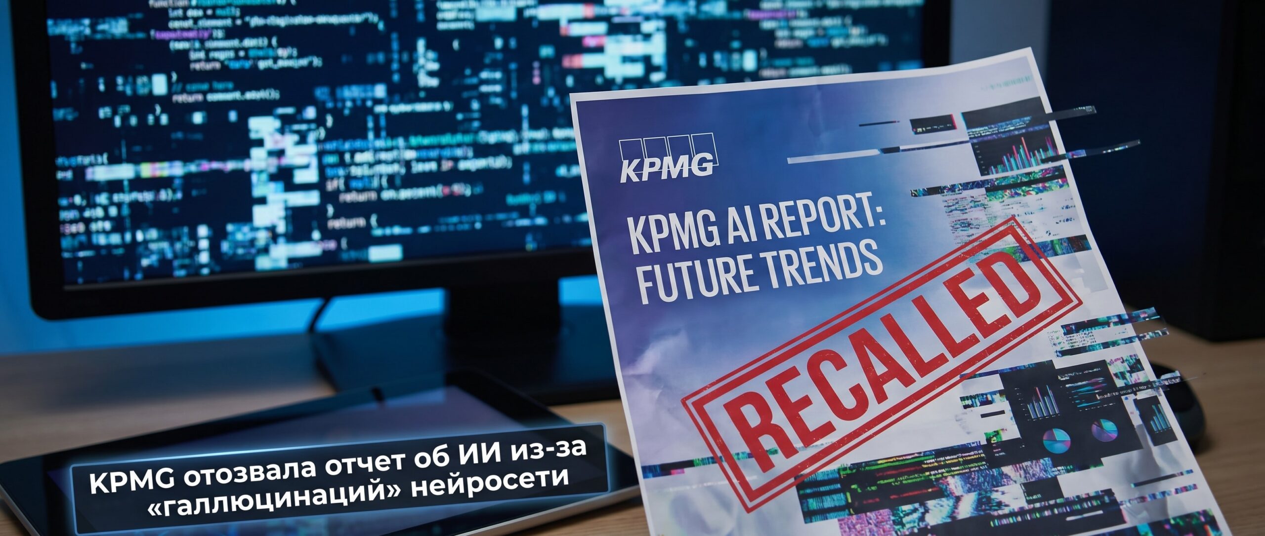 Вот краткий заголовок для этой новости: <strong>KPMG отозвала отчет об ИИ из-за «галлюцинаций» нейросети</strong> 1 1781438951930 629931 scaled