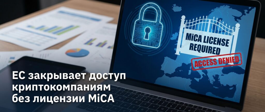 ЕС закрывает доступ криптокомпаниям без лицензии MiCA