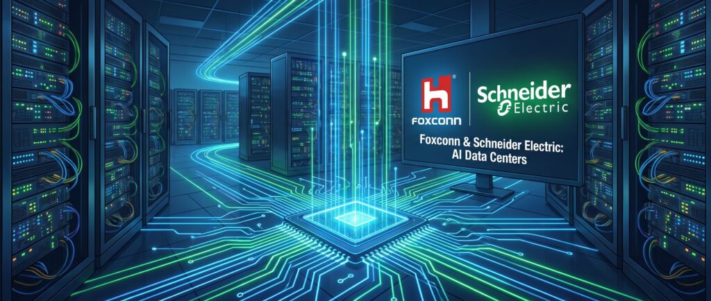Foxconn и Schneider Electric объединяются для ИИ-дата-центров