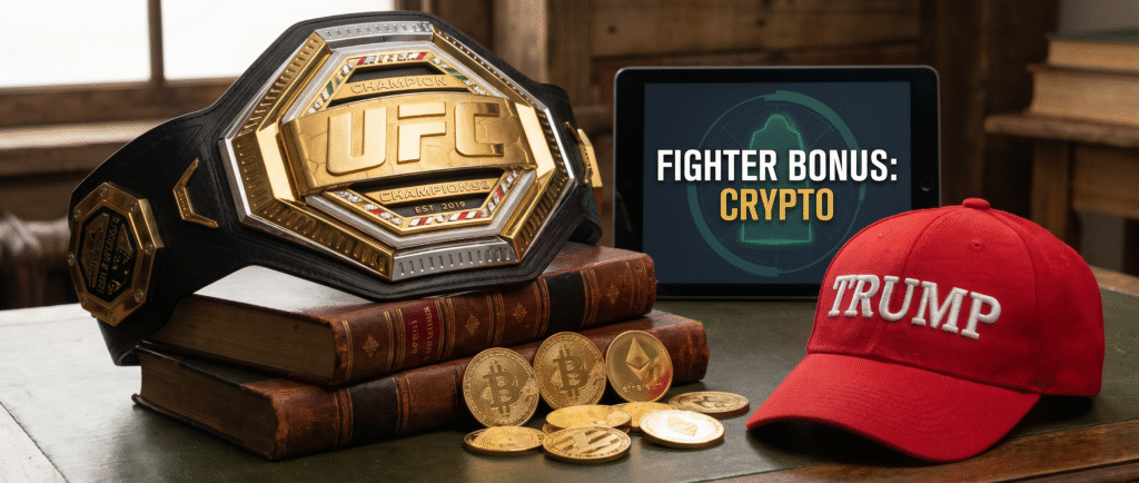 Трамп и UFC: бонусы бойцам в криптовалюте