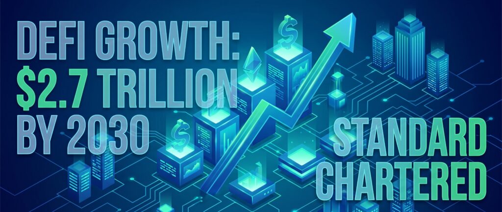 Standard Chartered: DeFi вырастет до $2,7 трлн к 2030 году