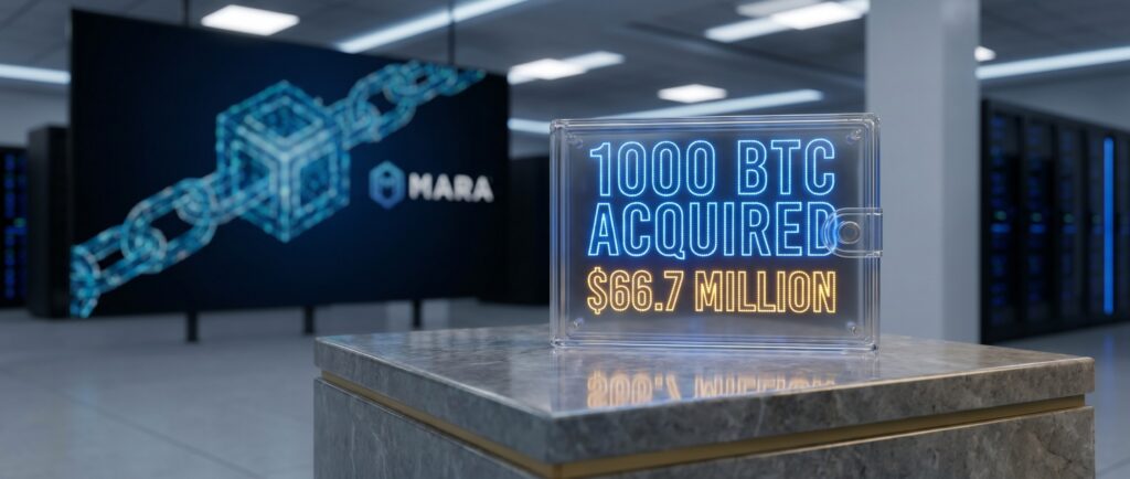 MARA купила 1000 BTC за $66,7 млн