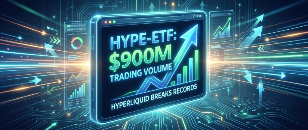 Вот краткий заголовок для этой новости:

Торги HYPE-ETF достигли $900 млн, Hyperliquid бьет рекорды