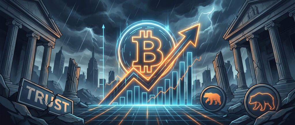 Биткоин дорожает на фоне недоверия рынка
