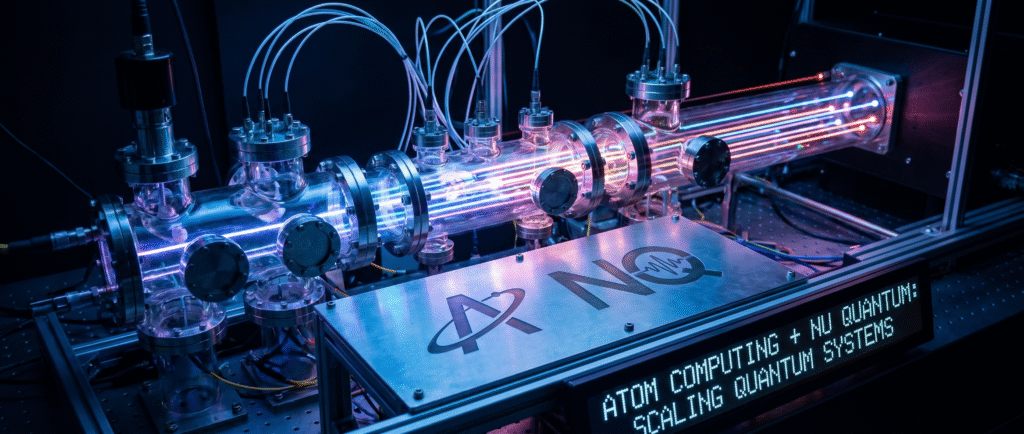 Atom Computing и Nu Quantum объединяются для масштабирования квантовых систем