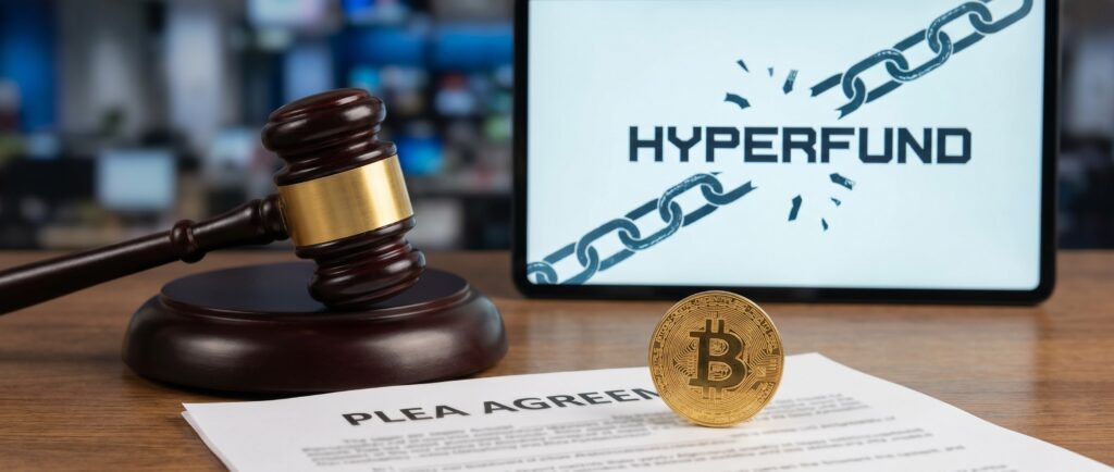Вот краткий заголовок для новости:

«Биткоин-Родни признал вину по делу HyperFund»