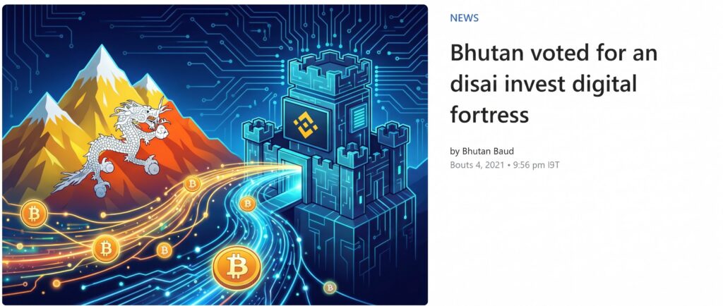Бутан перевел биткоины на Binance
