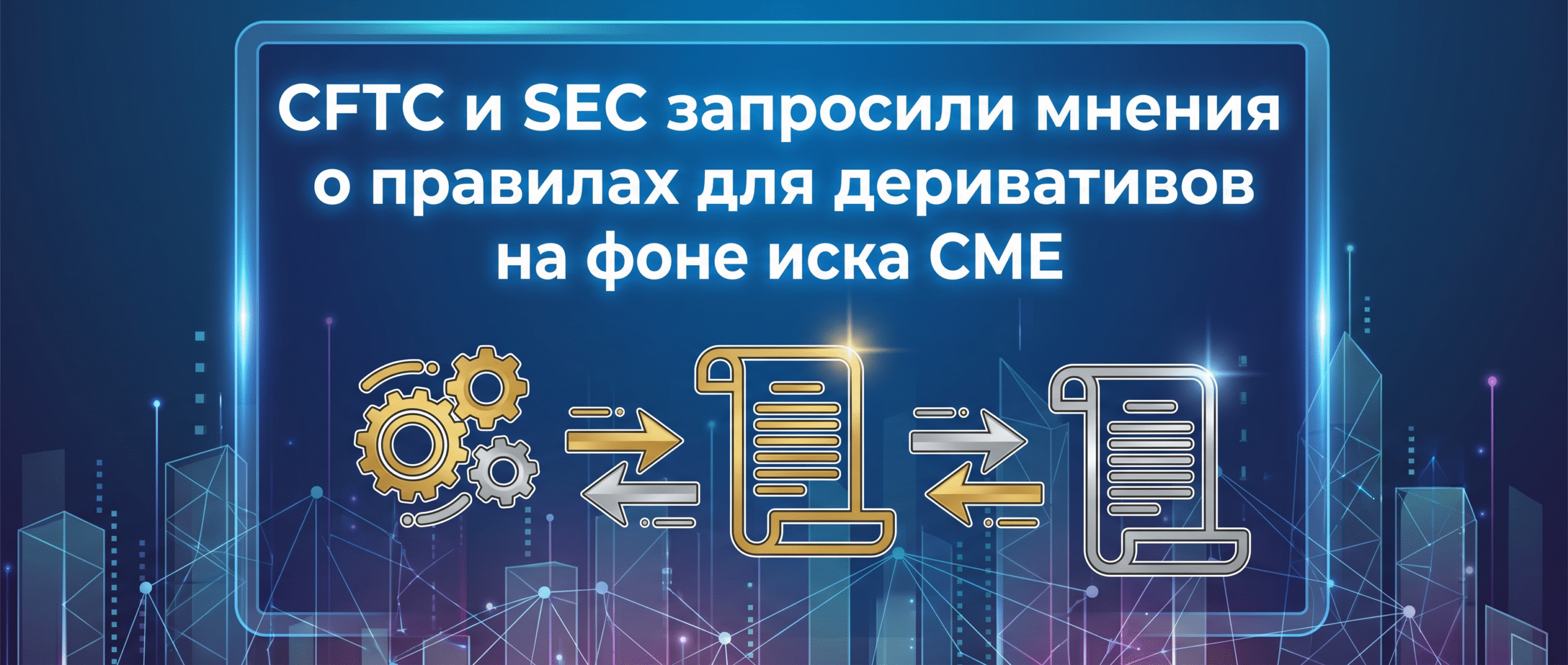 Вот краткий заголовок для новости на русском языке: <strong>CFTC и SEC запросили мнения о правилах для деривативов на фоне иска CME</strong> 1 1781862330162 5070062 scaled