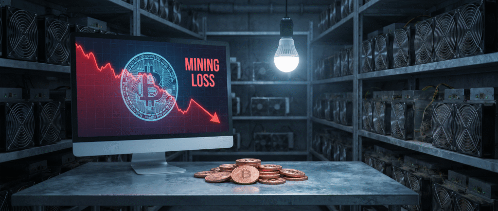 Биткоин-майнеры работают в убыток: добыча дороже рынка